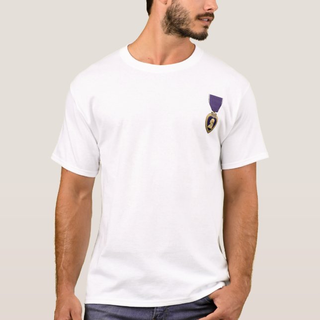 Veteran's Purple Heart T-Shirt (Front)