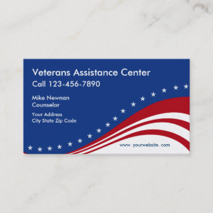 Veterans Themed Business Card