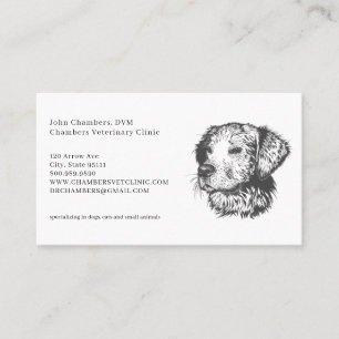 Veterinarian Business And Appointment Reminder Business Card