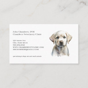 Veterinarian Business And Appointment Reminder Card