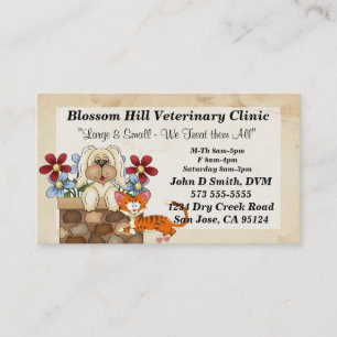 Veterinarian Business Card