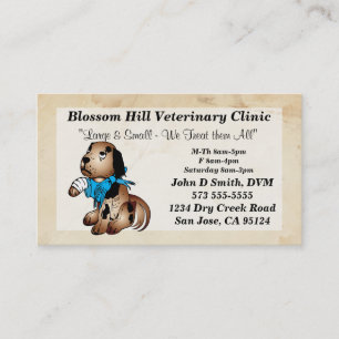 Veterinarian Business Card