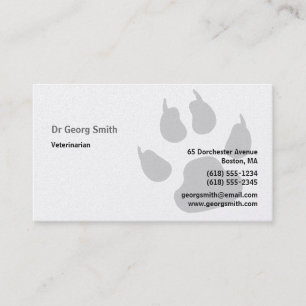 Veterinarian Business Card