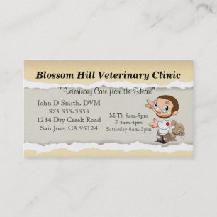 Veterinarian Business Card
