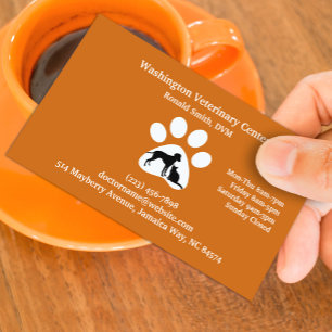 Veterinarian Business Card w/ Appointment