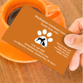 Veterinarian Business Card w/ Appointment