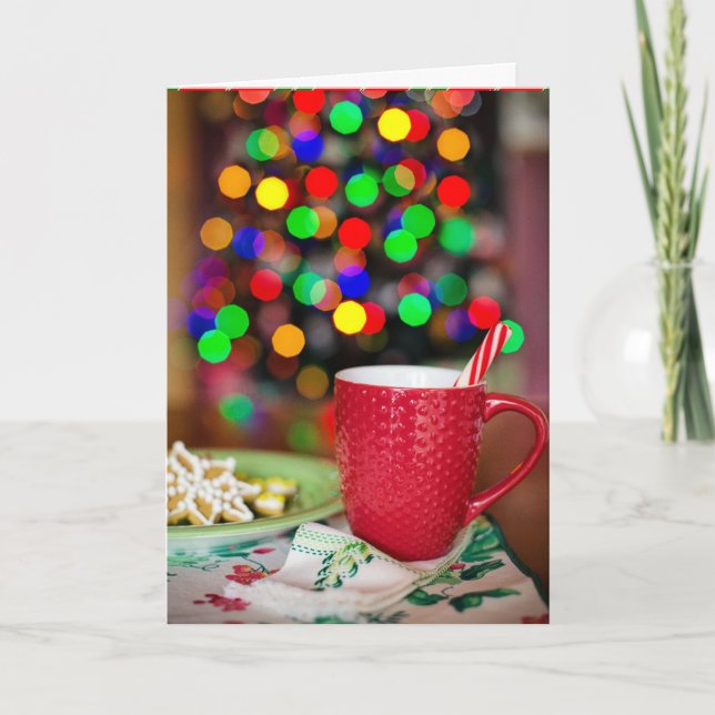 Veterinarian Business Holiday Card For Customers (Front)