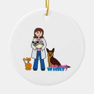 Veterinarian Ceramic Tree Decoration