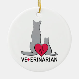 Veterinarian Ceramic Tree Decoration