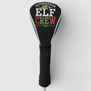 Veterinarian Christmas Elf Veterinary Technician Golf Head Cover