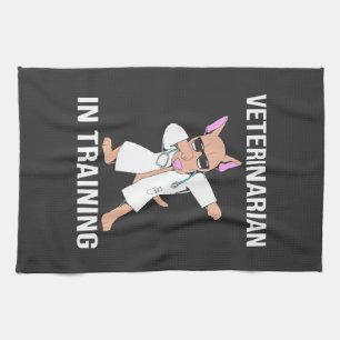 Veterinarian Dog Sunglasses Pet Tea Towel