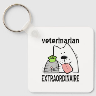 Veterinarian Extraordinaire Key Ring