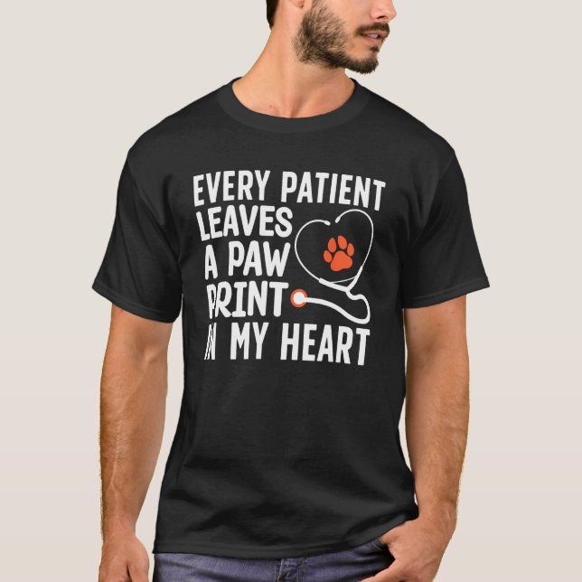 Veterinarian For Men Women Pet Veterinary T-Shirt (Front)