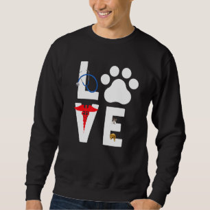 Veterinarian For Women Men Kids Love Animals Sweatshirt