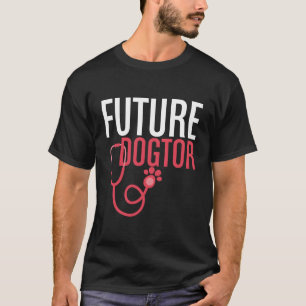 Veterinarian Future Dogtor Vet Student School Gift T-Shirt