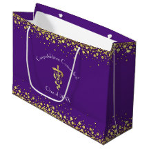 Veterinarian Graduation Purple Gold