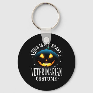 Veterinarian Halloween Matching Pajama Costume Key Ring