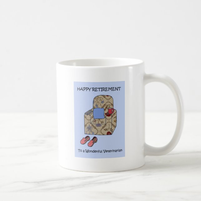 Veterinarian Happy Retirement Coffee Mug (Right)