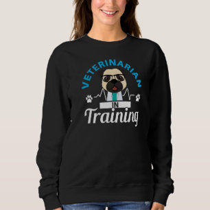 Veterinarian In Training Animal Doctor Future Vet Sweatshirt