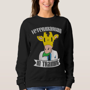 Veterinarian In Training Animal Doctor Future Vet Sweatshirt