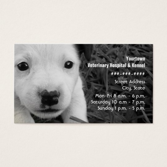 Veterinarian & Kennel Business Card - Jack Russell