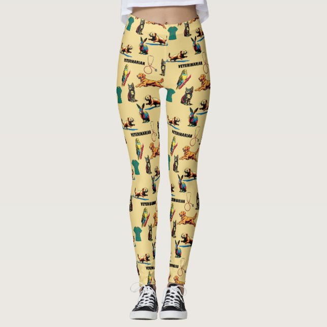 Veterinarian  leggings (Front)