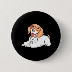 Veterinarian Medical Receptionist 6 Cm Round Badge