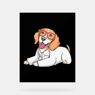 Veterinarian Medical Receptionist Acrylic Sign