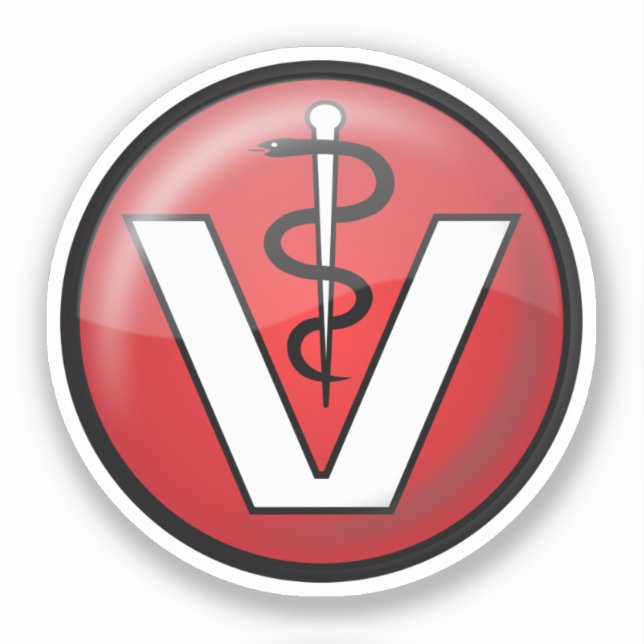 Veterinarian Medical Symbol (Front)