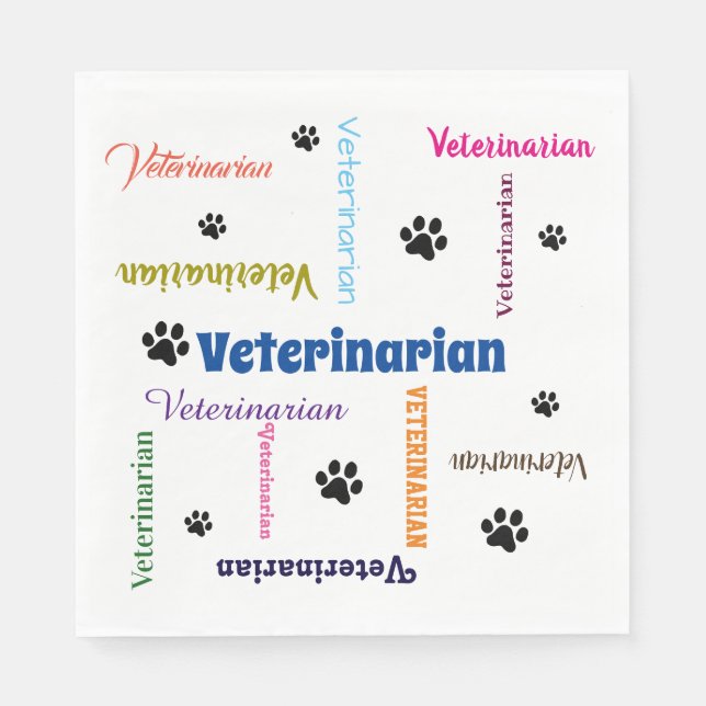 Veterinarian Napkin (Front)