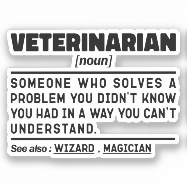 Veterinarian Noun Definition Veterinary Technician (Front)