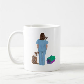 Veterinarian or vet tech at the office coffee mug