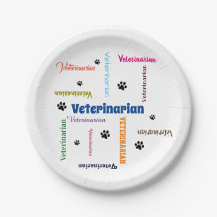 Veterinarian Paper Plates