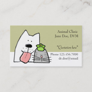 Veterinarian, Pet Care Pro, Customise Business Card