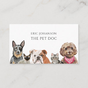 Veterinarian Pet Doctor Business Card
