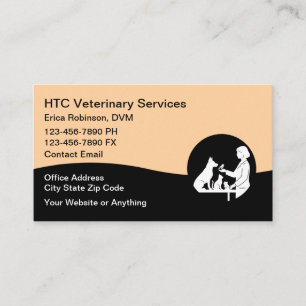 Veterinarian Pet Doctor Business Cards