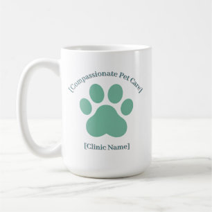 Veterinarian Staff Mug Clinic Name Logo Template