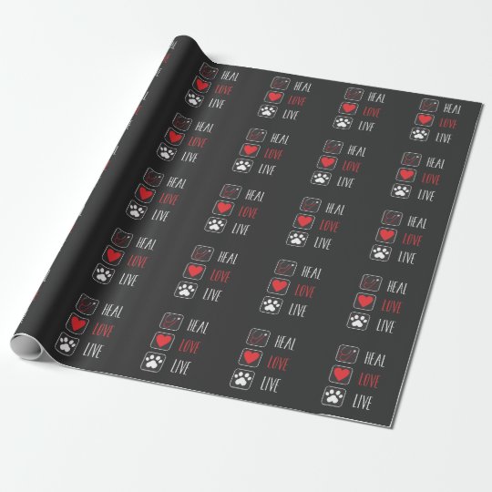 Veterinarian Student Vet Tech Veterinary Animal Wrapping Paper Zazzle