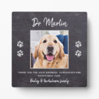 Veterinarian Thank You Paw Prints Custom Pet Photo