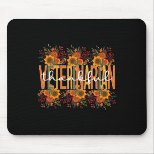 Veterinarian Thanksgiving Doctor Veterinarian Mouse Mat