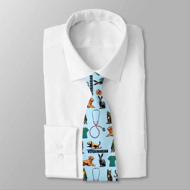Veterinarian  tie (Tied)