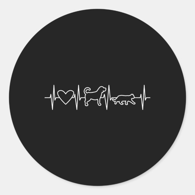 Veterinarian Vet Tech Animal Classic Round Sticker (Front)