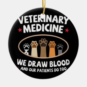 Veterinarian Veterinary Medicine Ceramic Tree Decoration