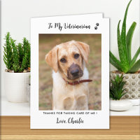 Veterinarian Veterinary Personalised Pet Dog Photo