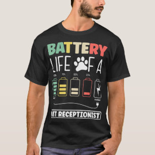 Veterinarian Veterinary Science Vet Receptionist T-Shirt