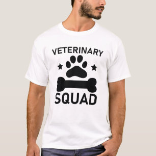 Veterinarian Veterinary Squad Vet Tech Gift T-Shirt