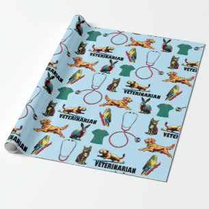 Veterinarian wrapping paper
