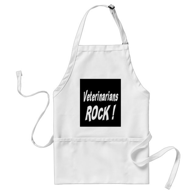 Veterinarians Rock! Apron (Front)