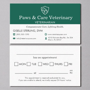 Veterinary Animal Doctor Appointment Reminder