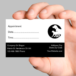 Veterinary Appointment Reminder Card